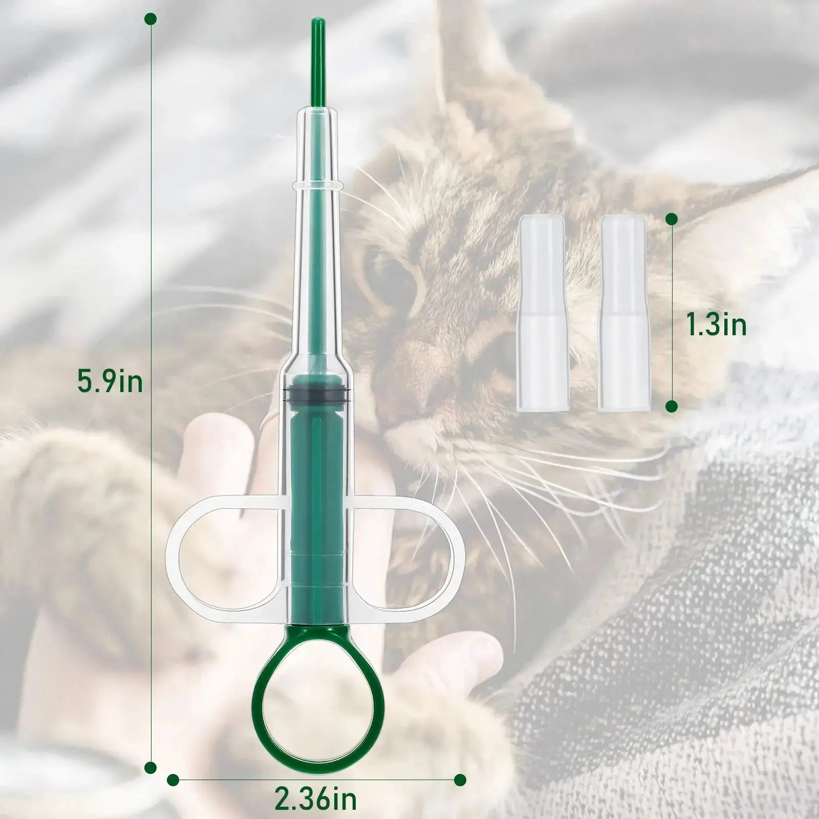 Pet Medication Dispenser, Pressing Feeding Stick for Cats and Dogs, Eating Pills, Pills, Medication Artifacts, Pet Sickness Care - Nova Trendz