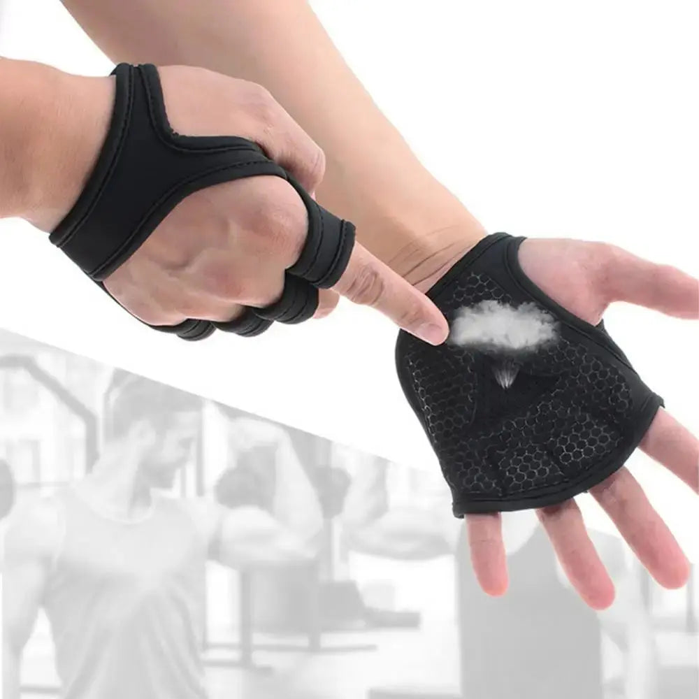 Lifting Palm Dumbbell Grips Pads Unisex Anti Skid Weight Training Gloves Gym Workout Fitness Sports For Hand Protector Nova Trendz