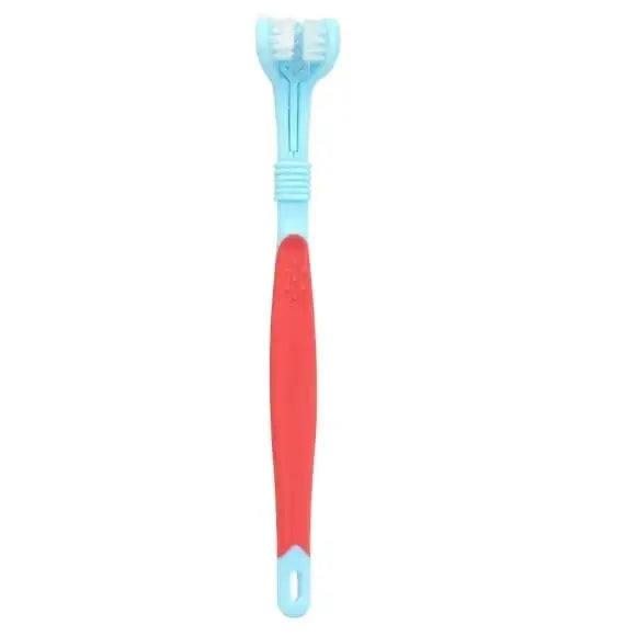 3-Sided Pet Toothbrush Dog Plastic Toothbrush Removing  Tartar Cleaning Mouth Pet  Care Cat Cleaning Mouth - Nova Trendz