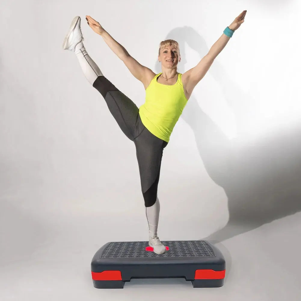 Gym Exercise Foot Pedal Mini Body Building Stepper Adjustable Non-slip Stable 200KG Load-bearing Portable Fitness Equipment Nova Trendz