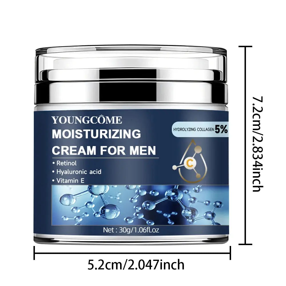 Men's Collagen moisturizing cream with retinol and vitamins, Anti-wrinkle Repair,fade fine lines,hyaluronic acid facial skincare - Nova Trendz