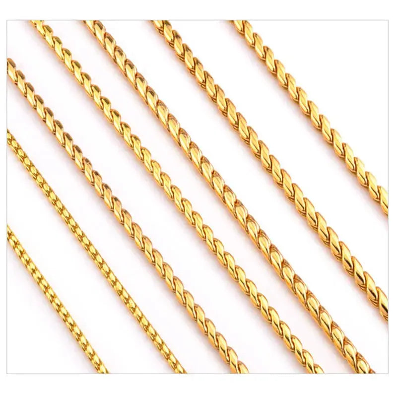 Copper Snake P Chain Dog Collar Small Puppy Large Dog Collar Necklace Choker Pet Training Supplies Slip Collar Gold Sliver Black - Nova Trendz