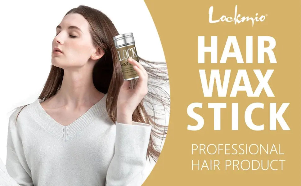 LOCKMIO Hair Wax Stick for Women and Kids Long Lasting Hold Pomade Control Broken Frizz Flyaway Styling Wax for Natural Wigs Nova Trendz