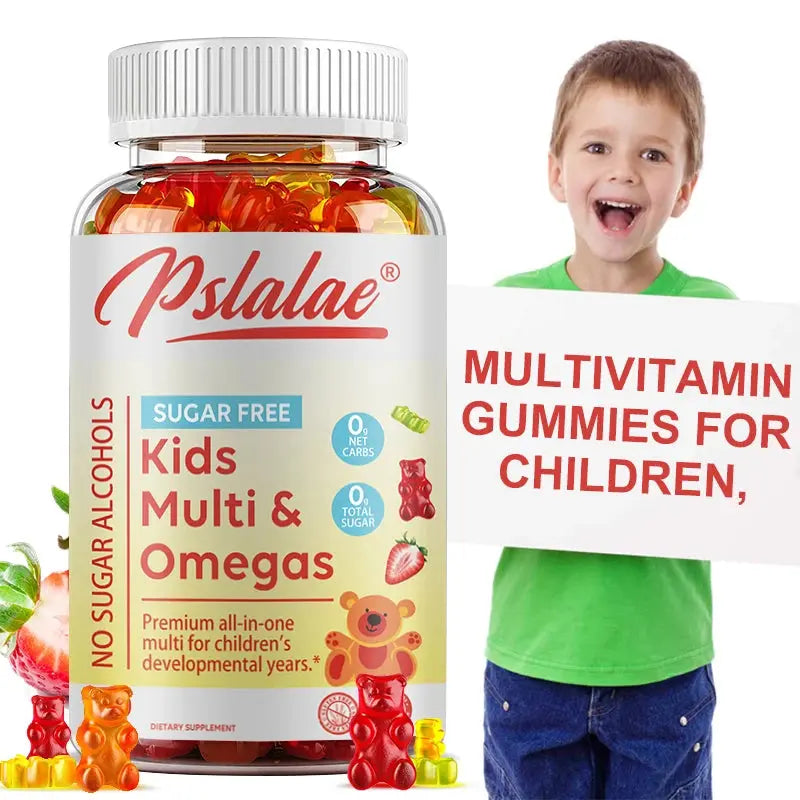 Kids Multivitamins Gummies - Support Children's Development, Provides Energy, Supports Brain, Eye & Overall Healthy Development Nova Trendz