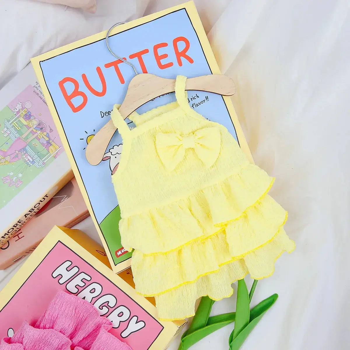 Spring Pet Clothes Dog Princess Dresses Puppy Dress Pet Skirt Puppy Dog Princess Dresses for Small Medium Cat Costume Pug - Nova Trendz
