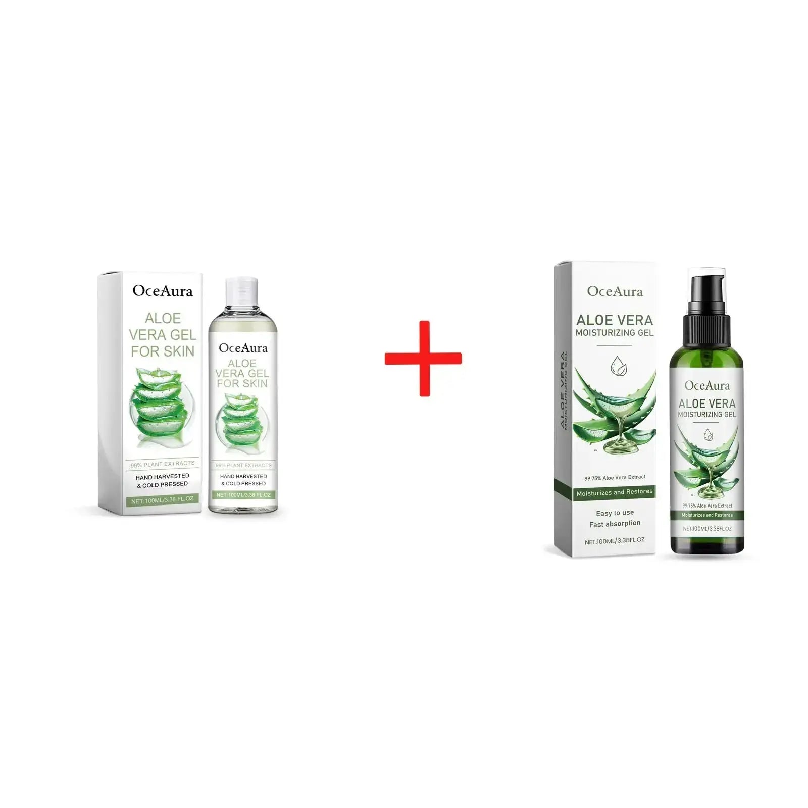 Aloe Vera Gel Pore Shrinking Oil Control Ance Remover Moisturizing Brighten Anti-Aging Facial Essence Beauty Skin Care Products Nova Trendz