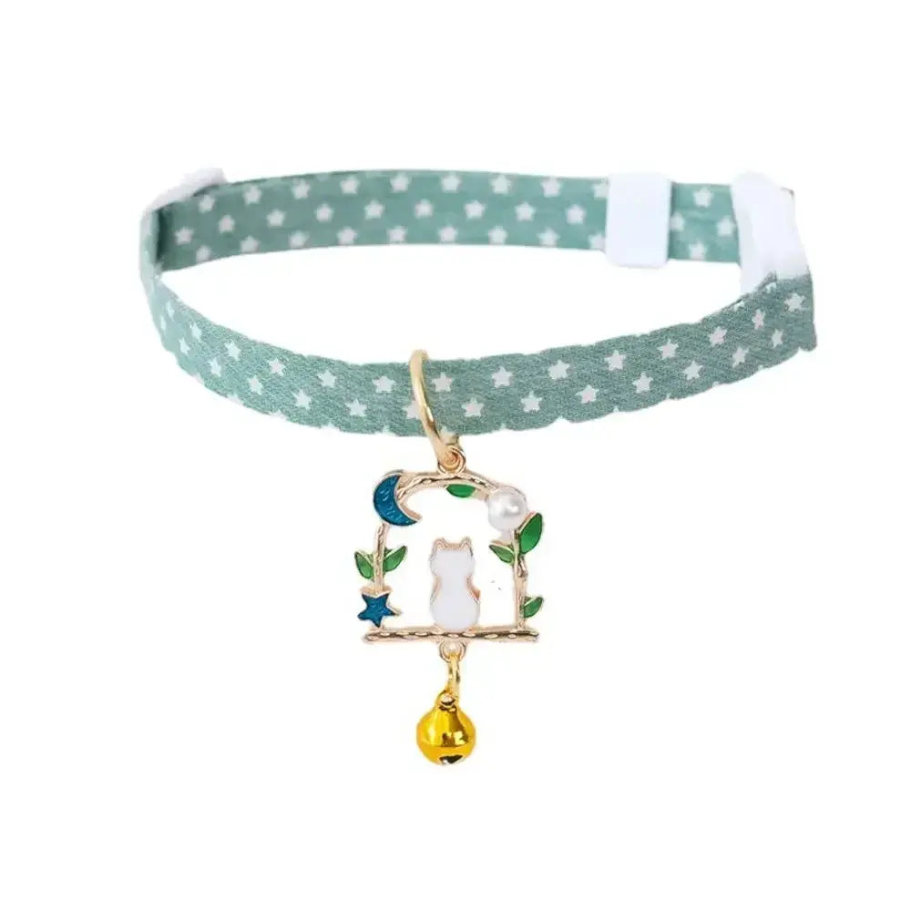 1PC Cute Kitten Collar Pet Cat Safety Necklace Breakaway Adjustable Cats Collar Puppy Collar Cat Pendant Puppy Cat Pet Supplies Nova Trendz