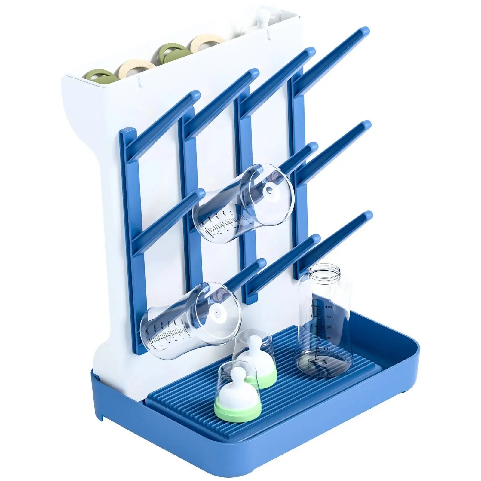 Baby Bottle Drying Rack Vertical Bottle Dryer Rack Holder Organizer Space Saving Standing Drying Rack for Baby Bottles and Cup Nova Trendz