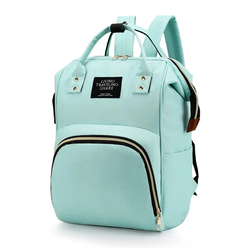 Large Capacity Canvas Mummy Bag Multifunctional Baby Bottle Thermal Insulation Travel Storage Bag Fashion Mummy Bag Hanging Bag Nova Trendz