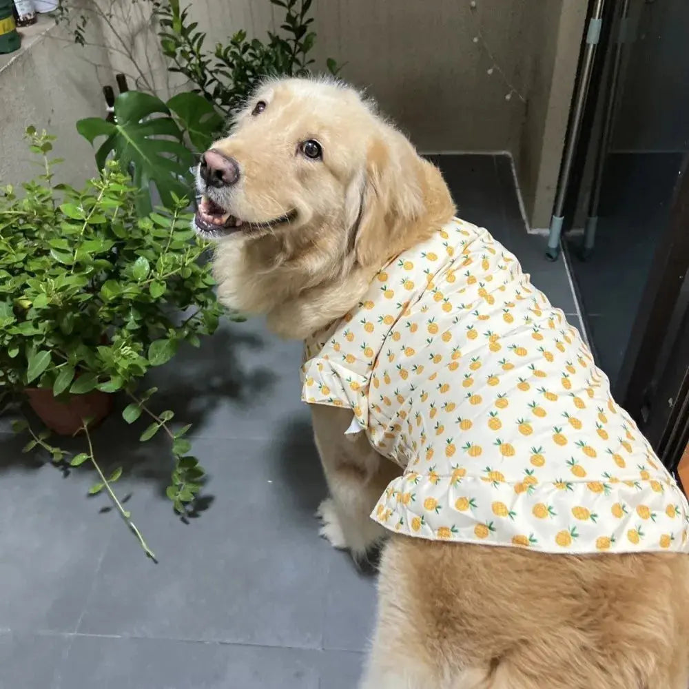 Summer Large Dog Cooling Clothes Cute Pet Dog Princess Dresses Medium Big Dogs Summer Vest Labrador Golden Retrievers Clothes Nova Trendz