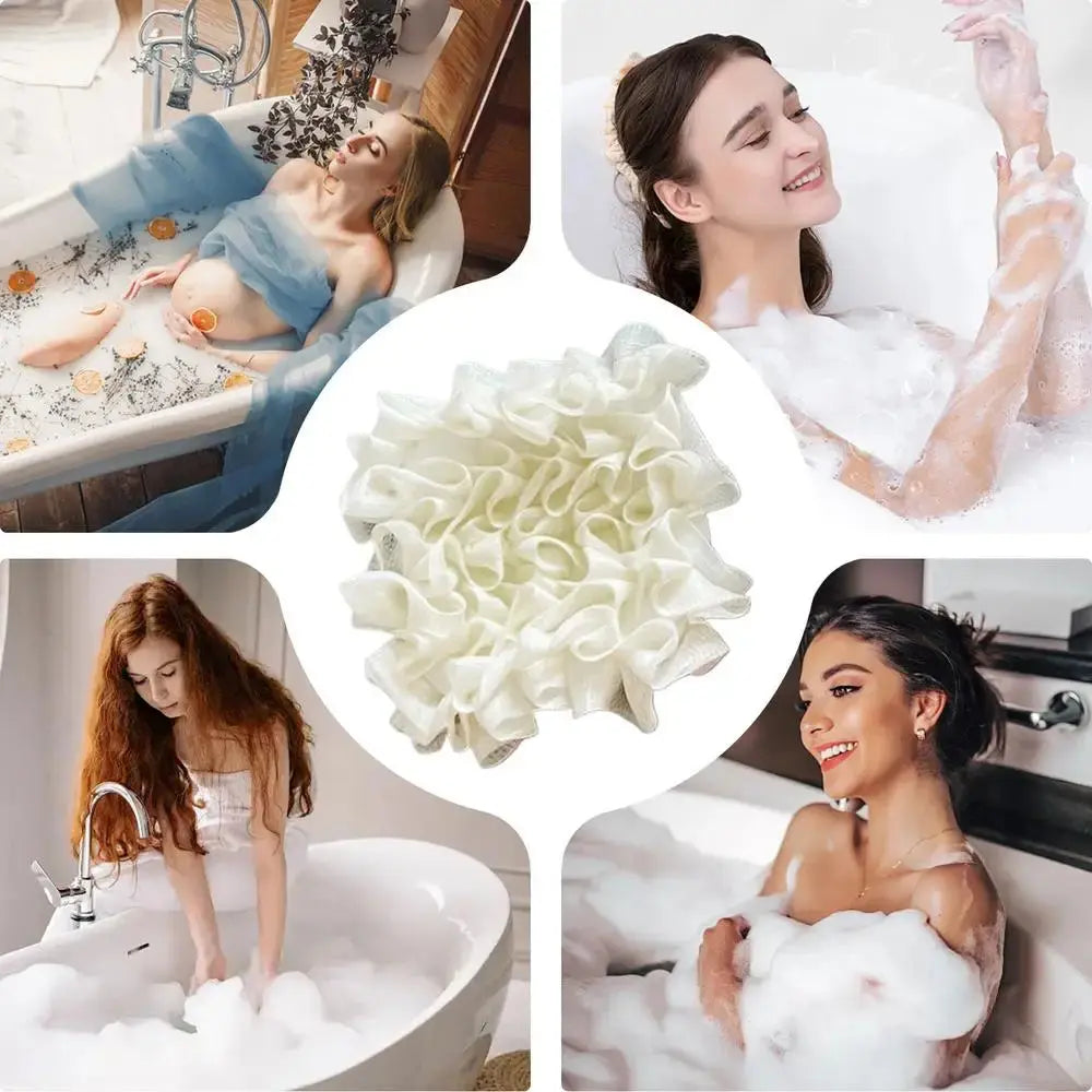 Bath Sponge 2 In 1 Body Sponge With Soap Pouch Multifunctional Bathroom Accessories For Skin Care Daily Use Travel Spa Nova Trendz