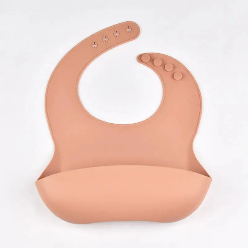 Baby Silicone Tray Bib Waterproof Soft 4-speed Adjustable Bibs Newborn Eating Food Isolate Dirt Feeding Saliva Pocke Kids Stuff Nova Trendz
