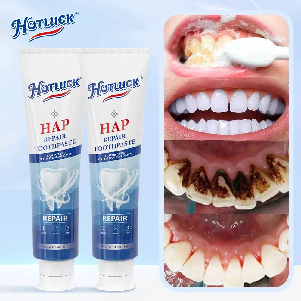 Hotluck Fluoride Free Nano Hydroxyapatite Toothpaste for & Sensitive Relief, Whitening, SLS Free, Natural Peppermint.Made in Chi - Nova Trendz