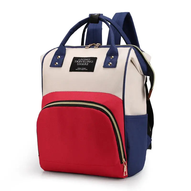 Large Capacity Canvas Mummy Bag Multifunctional Baby Bottle Thermal Insulation Travel Storage Bag Fashion Mummy Bag Hanging Bag Nova Trendz
