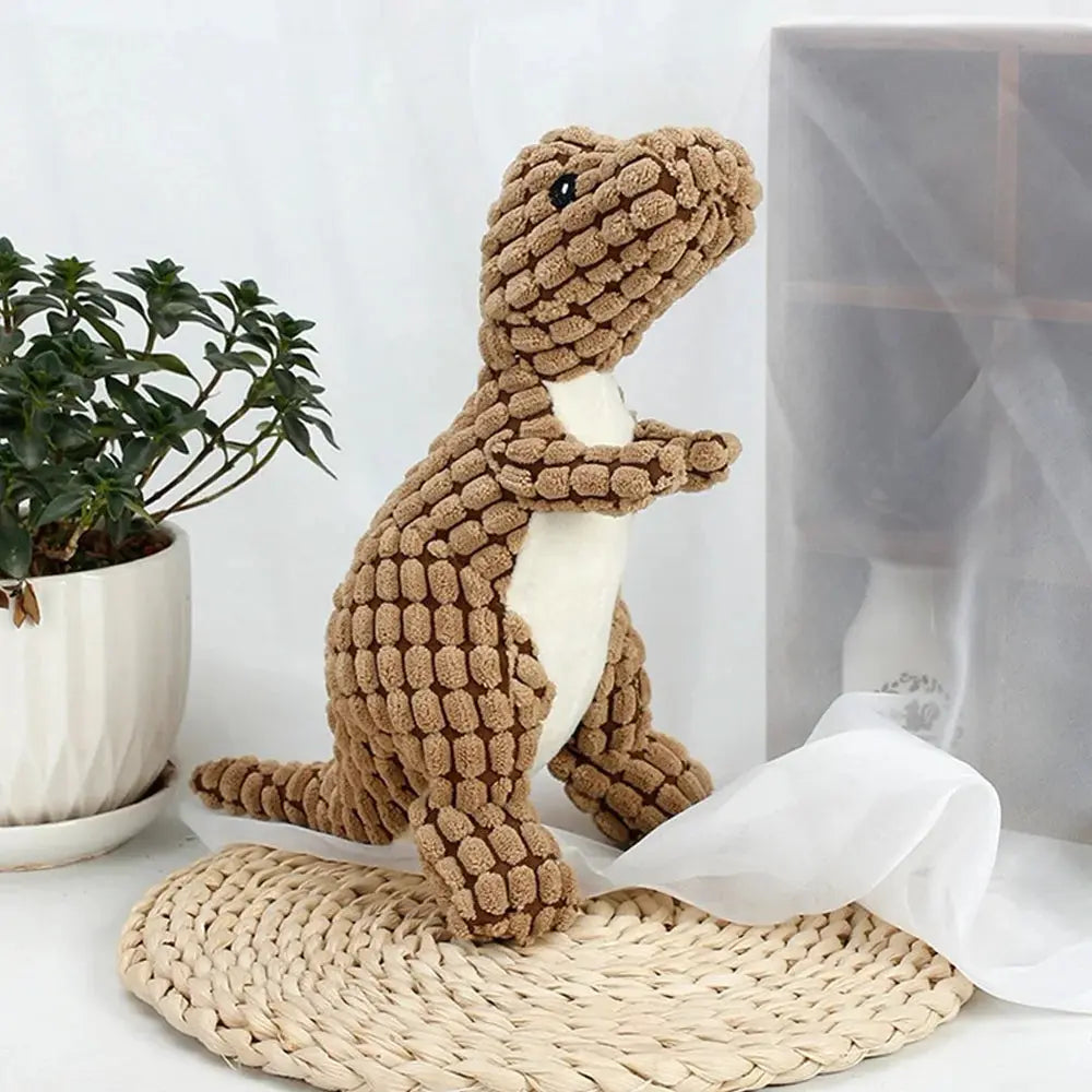 Cats and Dogs Pet Plush Dinosaur Toys Interactive Dog Chew Toys Plush Stuffing Pet Supplies Dog Toys for Small Dogs - Nova Trendz