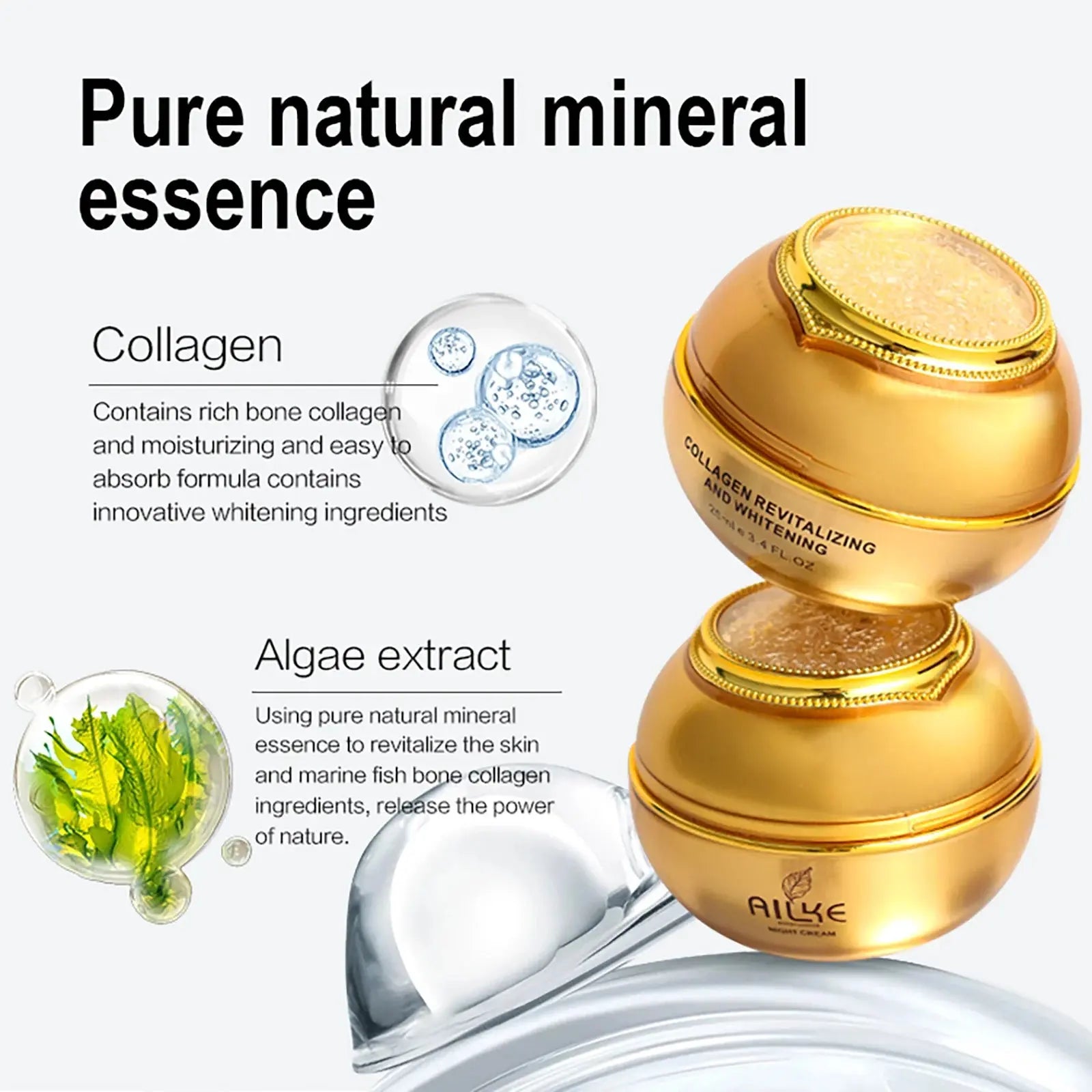 AILKE Whitening Skin Care Set, Reduce Wrinkles, Dark Spots, Anti-Aging, Women Wholesalers Beauty Cosmetics for All Skin Types - Nova Trendz