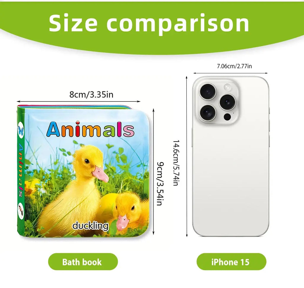 Floating Baby Bath Books for Baby,Kids Learning Bath Toys,Waterproof Bathtime Toys for Toddlers,Educational Infant Bath Toys. Nova Trendz