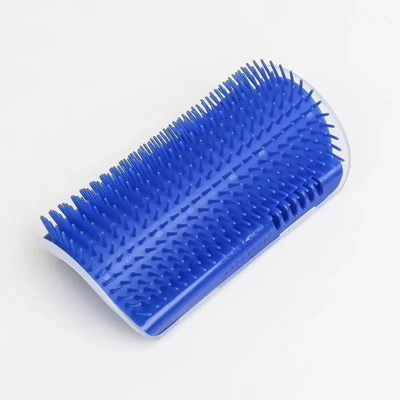 Cat Brush Comb Cat Toy with Catnip Cat Wall Brush Corner Cat Scratcher Massage Self Groomer Comb Pet Brush Corner cat scrubber - Nova Trendz