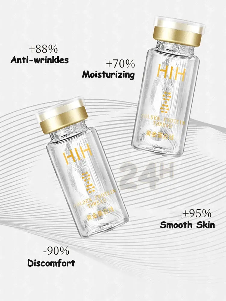 Korea 24k Care Serum Active Collagen Silk Care Lifting Firming Set Hyaluronan Silk Line Moisturizing Essence Firming Skin Care Nova Trendz