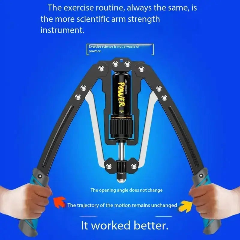 Arm Exerciser Adjustable Pressure 22-440lbs Forearm Workout Equipment Chest Expander Muscle Strength Trainer Home Gym Equipment Nova Trendz