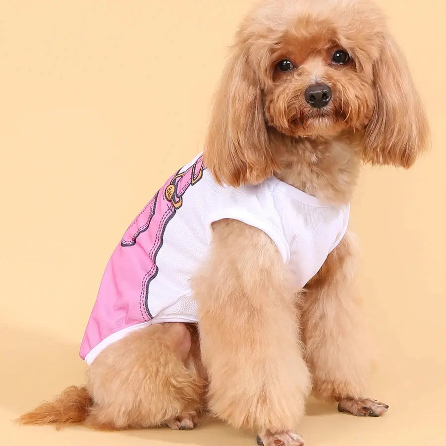 Summer Small Dog Clothes Pets Clothing Cartoon Dog Shirt  Chihuahua Tshirt Puppy Vest Yorkshire Terrier Pet Clothes Ropa Perro - Nova Trendz