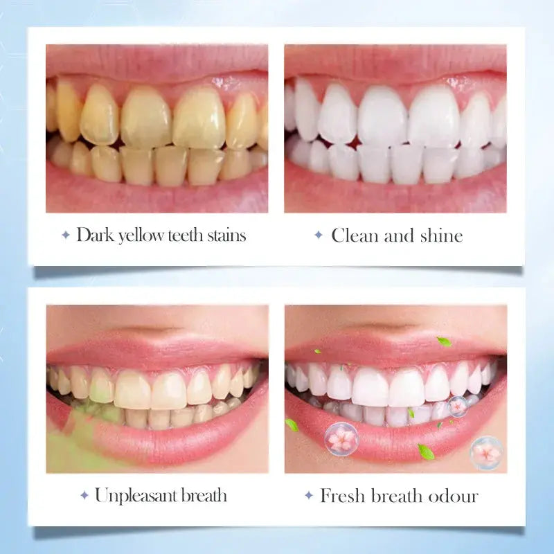 Sakura Flavor Solid Toothpaste Tablets Healthier Teeth Gums Teeth Whitening Remove Smoke Stains Fresher Breath Oral Care - Nova Trendz