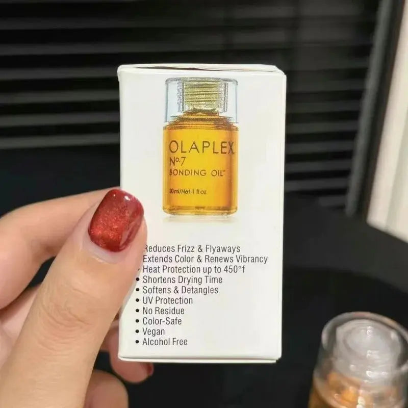 Olaplex No 7 Hair Oil 30ml Heat Protectant Anti Frizz Repair Dry Damaged Hair For Smooth Shiny And Nourished Tresses Daily Care Nova Trendz