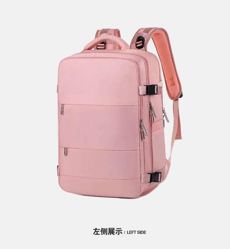 Mummy Bag Nappy Backpack Large Capacity Multifunction Cabin Bag with Shoe Storage Multilayer Separation Waterproof Diaper Bags