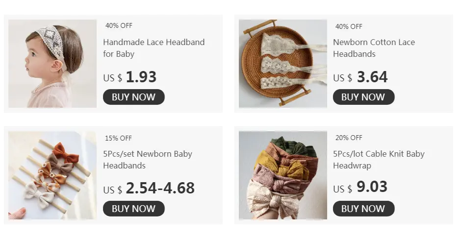 Baby Headband Mommy Twist Hairband For Women Girls Turban Mother Daughter Hair Accessories Cotton Newborn Head Wrap 2pcs/Set Nova Trendz