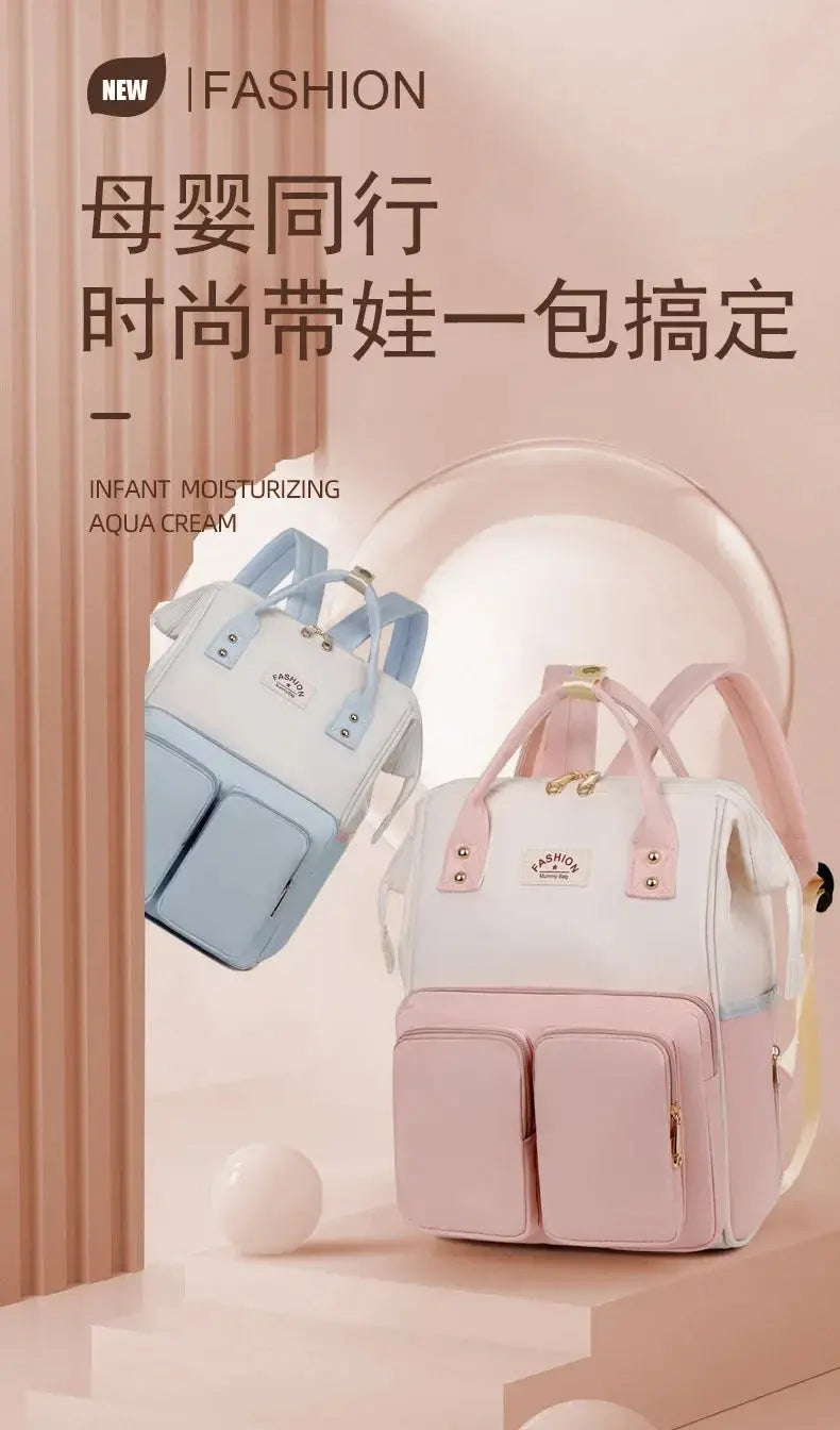 Multifunctional Large-capacity Mommy Bags for Outings Travel Backpack Waterproof Portable Mother and Baby Bag Women's Backpack Nova Trendz