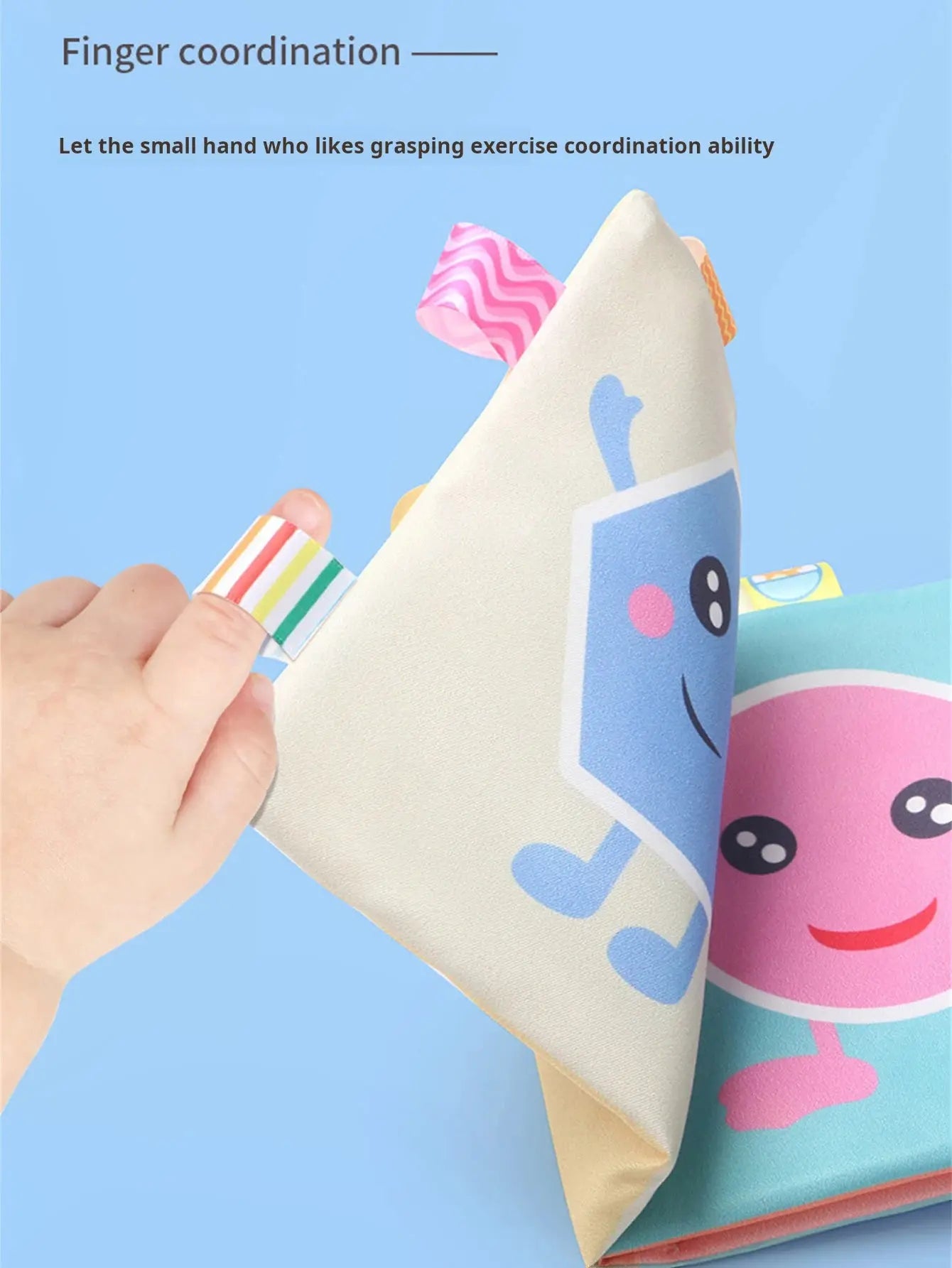 Baby Cloth Books Development Baby Toys Enlightenment Early Educational Toys 0-12 Months Kids Fruits Animal Numbers Cloth Book - Nova Trendz