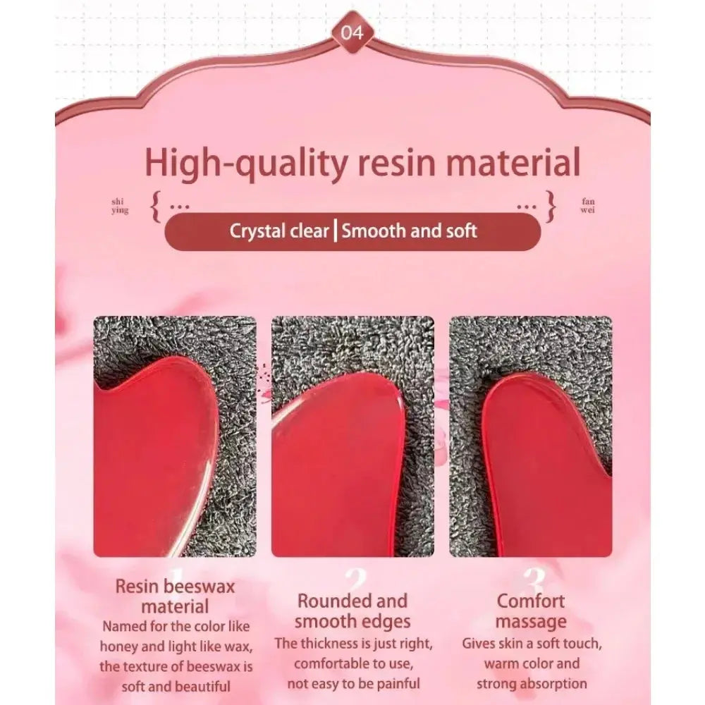 3Pcs Resin Facial Massager Massage Roller for Face Body Neck Eyes Guasha Scraping Board Anti-Wrinkle Beauty Skin Care Tools Nova Trendz