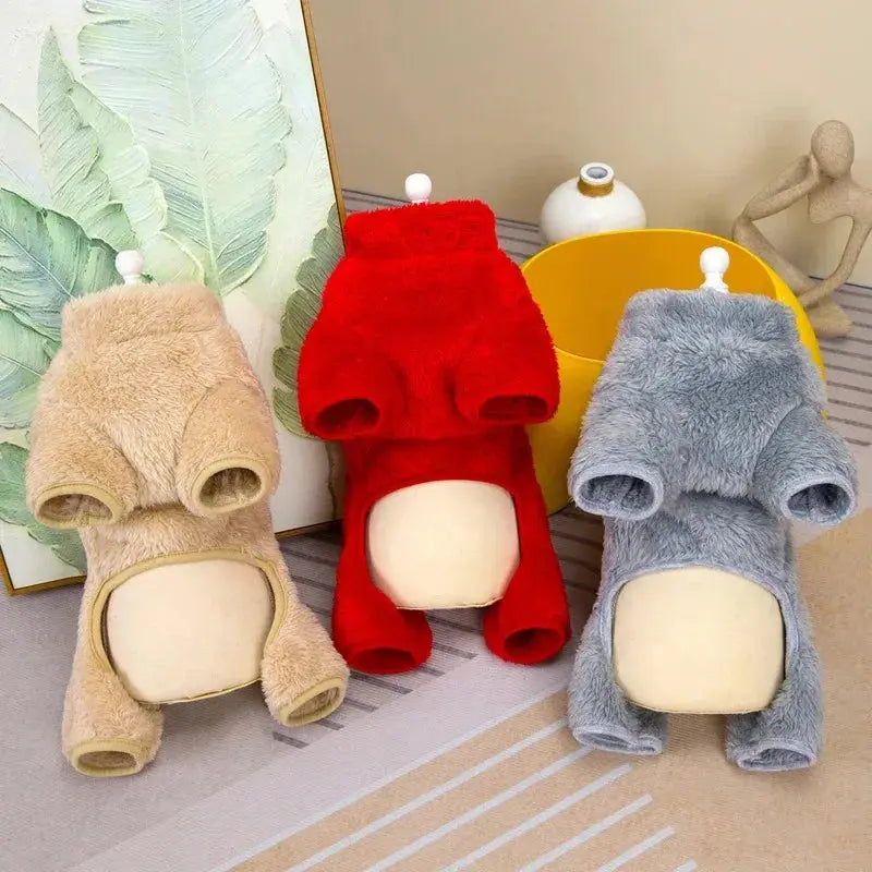 Pet Dog Clothes Large Dogs Sweatshirt Sweater Warm Jackets Coats Small Winter Hat Cloak Fur Coat Clothing Suit Big Medium Jumper Nova Trendz