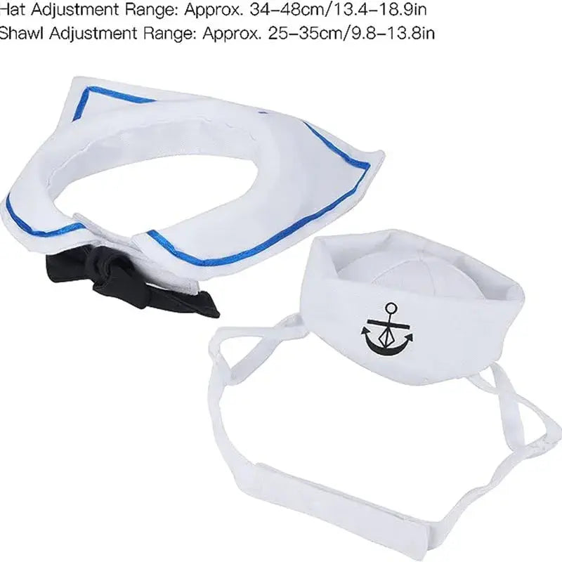 Funny Pet Cat Costumes Cat Dog Rabbit Apparel Clothes For Halloween Cosplay Navy Sailor Costumes Jacket Cloak Dog Accessories Nova Trendz