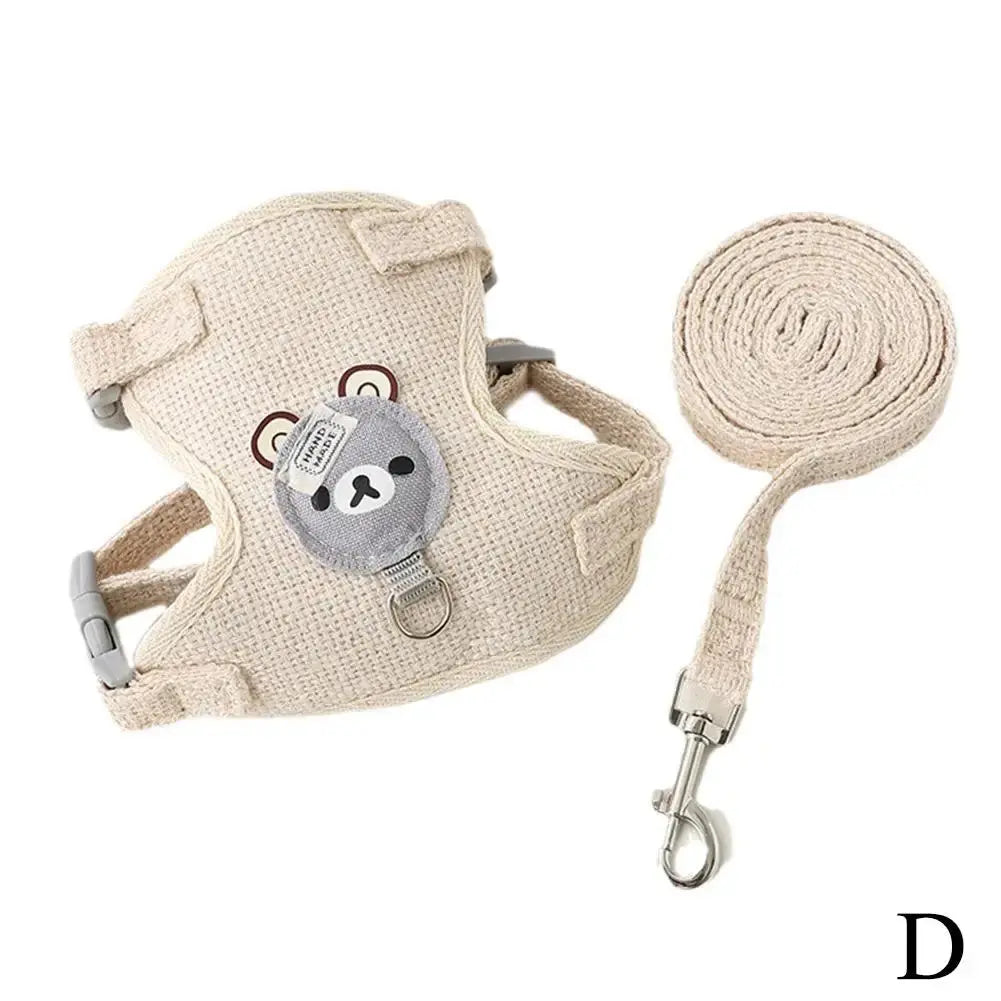 Undershirt Style Pet Leash Adjustable Cat Dog Harness Breathable Leash  Convenient Pet Vest For Small Dog Cat Supplies - Nova Trendz