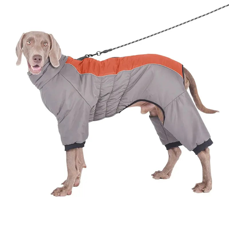 Waterproof Pet Dog Winter Jumpsuit Warm Medium Large Dogs Winter Jacket Clothes Labrador Bulldog Golden Retriever Costumes - Nova Trendz