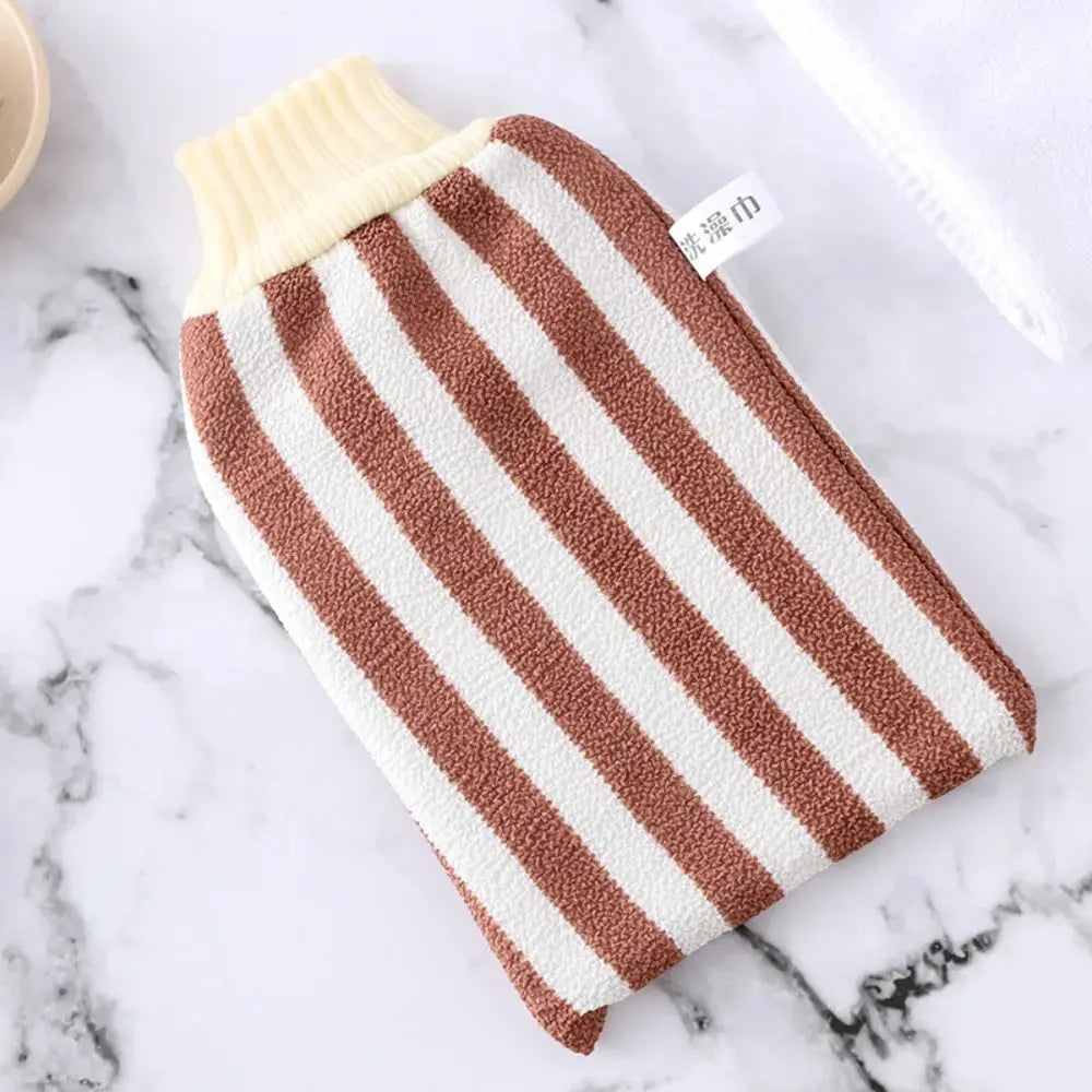 Bath for Peeling SPA Exfoliating Shower Brush Washcloth Body Cleaning Scrubber Mitt Rub Body Wash Gloves Back Shower Bath Towel Nova Trendz