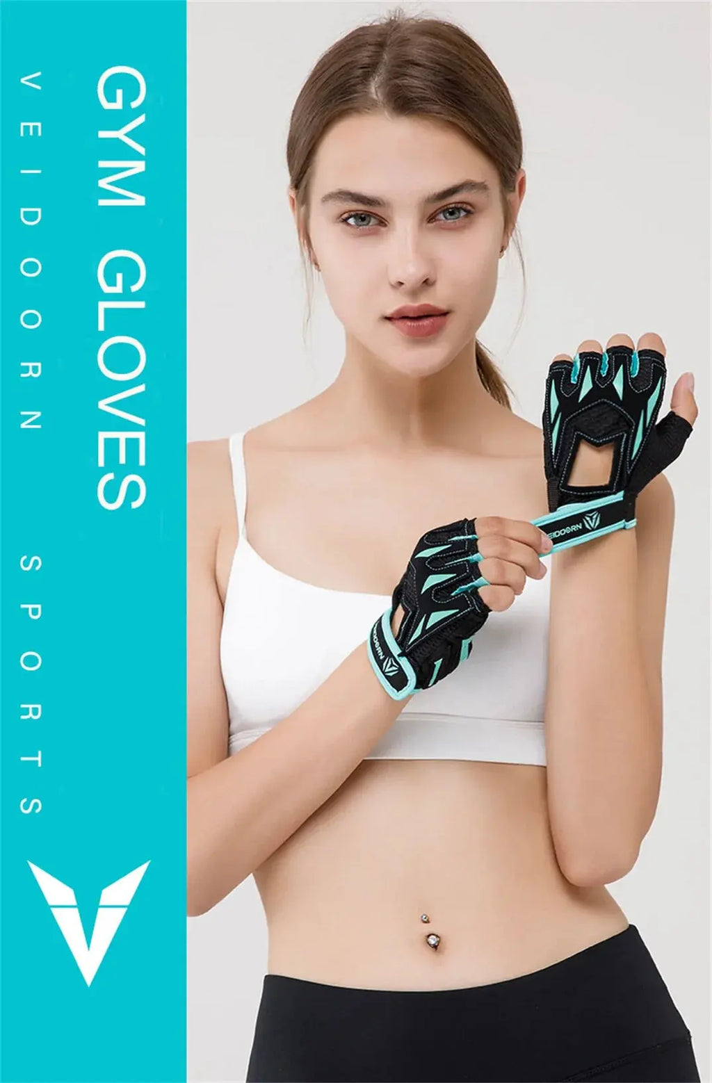 Gym Gloves for Men Women Weight Lifting Half Finger Breathable Anti Slip Training Fitness Workout Gloves Nova Trendz