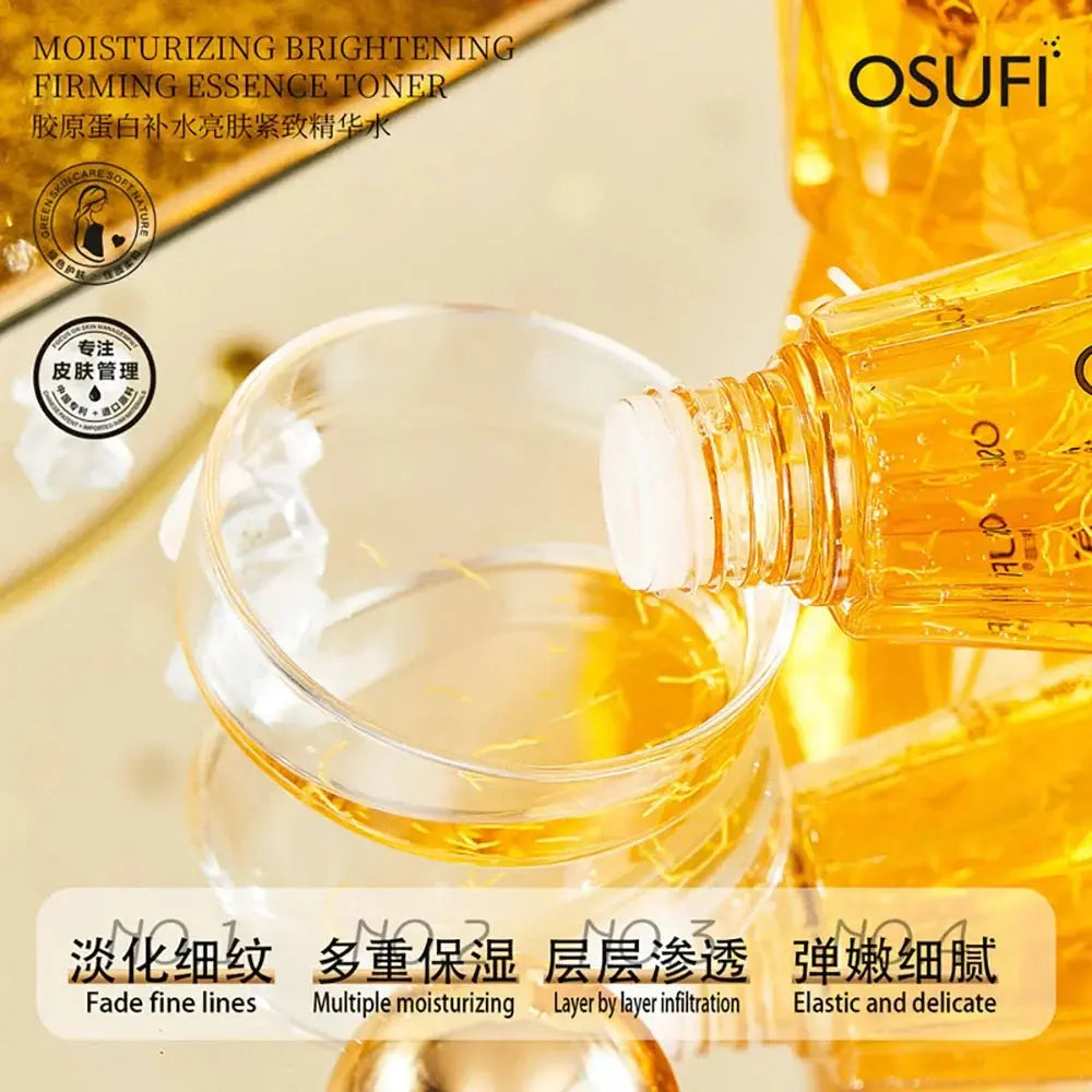 OSUFI Collagen Face Serum Anti Aging Smoothing Lines Facial Care Essence Moisturizing Brighten Serum Beauty Skin Care Products - Nova Trendz
