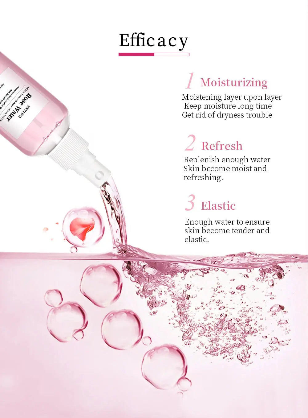 ENVISHA Rose Water Toner for Face, Rose Water Facial Toner for Hydrating Skin Care - Nova Trendz
