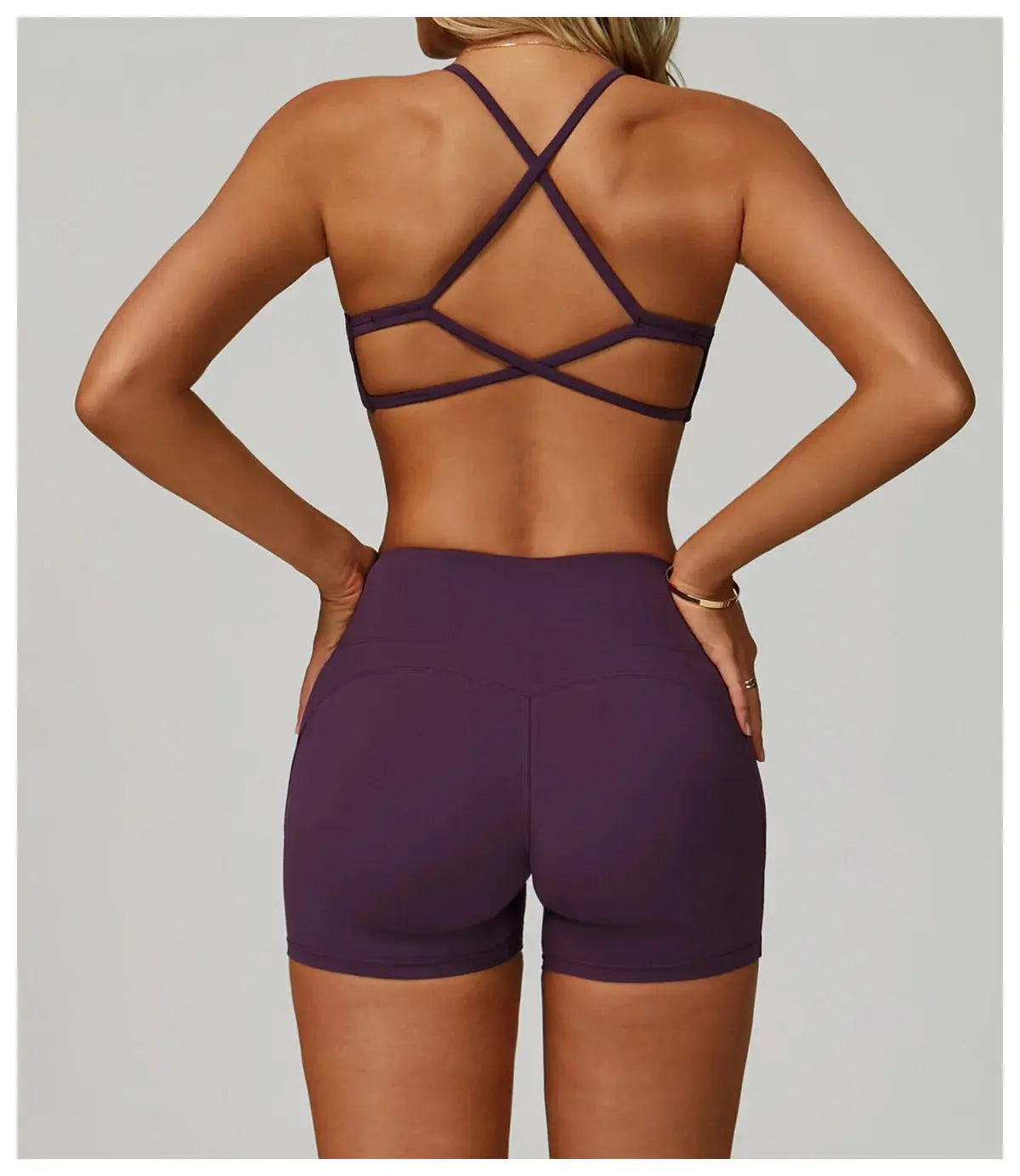 Hearuisavy Breathable Sports Bra Women Quick Drying ShockProof Gym Workout Top Casual Yoga Clothing Push Up Running Fitness Bras - Nova Trendz