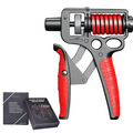 5-165Kg Adjustable Heavy Hand Grip Exercise Strengthener Gripper Finger Expander Arm Wrist Forearm Trainers Fitness Steel Spring - Nova Trendz