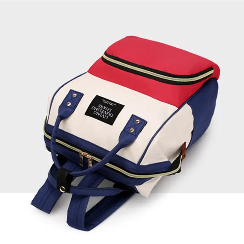 Large Capacity Canvas Mummy Bag Multifunctional Baby Bottle Thermal Insulation Travel Storage Bag Fashion Mummy Bag Hanging Bag Nova Trendz