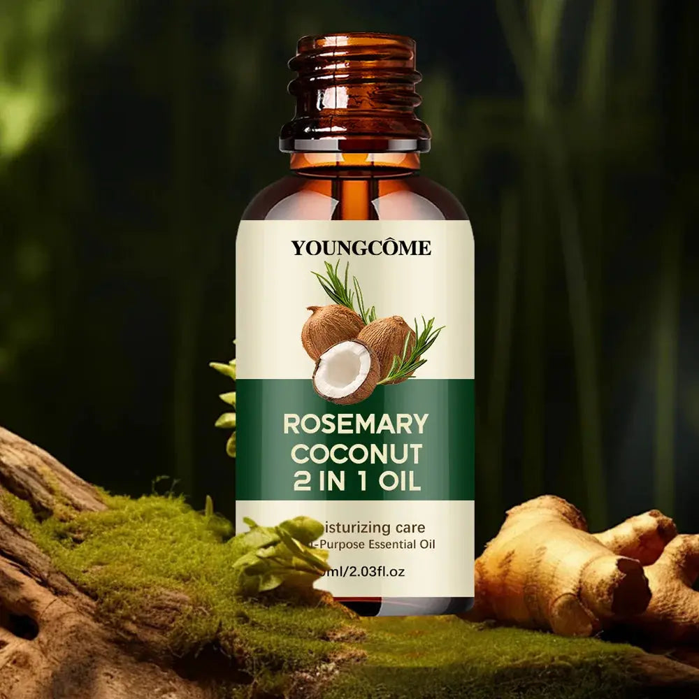 Rosemary Oil Hair Essential Coconut Oil Improve Hair Loss And Nourishes Strengthen Hair Roots Scalp Treatment Hair Care Nova Trendz