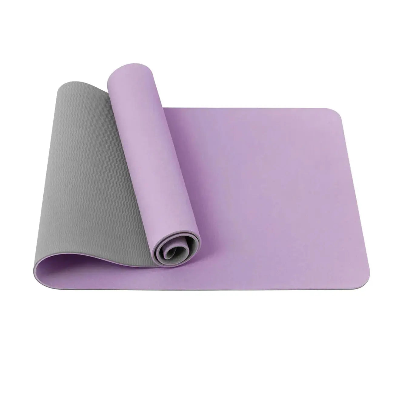 Yoga mat 1/3 inch super thick yoga mat double-sided non-slip, professional TPE yoga mat, suitable for yoga, Pilates and floor ex - Nova Trendz