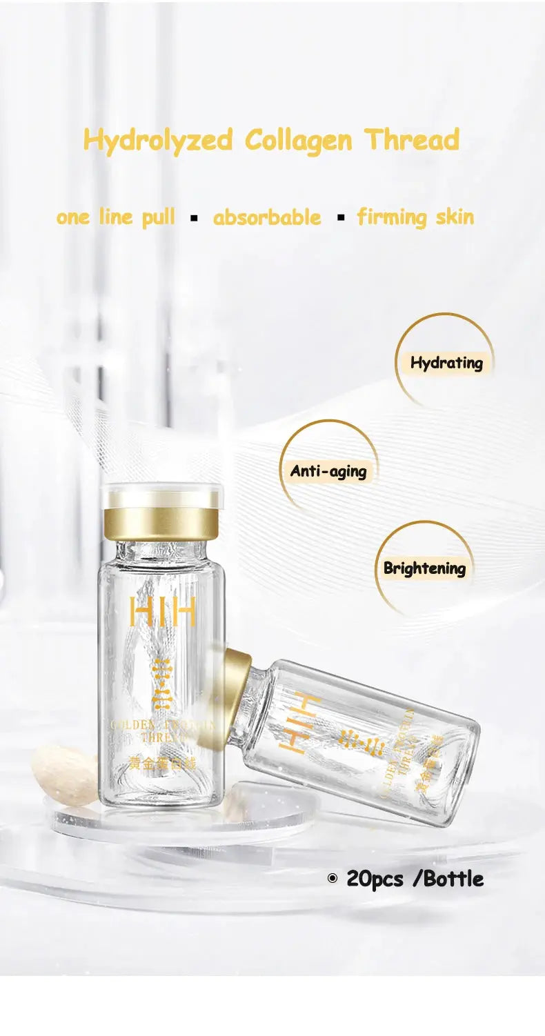 Korea 24k Care Serum Active Collagen Silk Care Lifting Firming Set Hyaluronan Silk Line Moisturizing Essence Firming Skin Care Nova Trendz