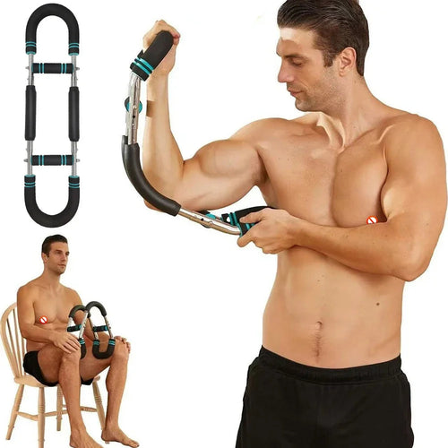 Wrist Strength Trainer Adjustable U-Shaped Arm Trainer Home Fitness Chest Expander Twister Arm Exerciser Hand Gripper Strengths Nova Trendz