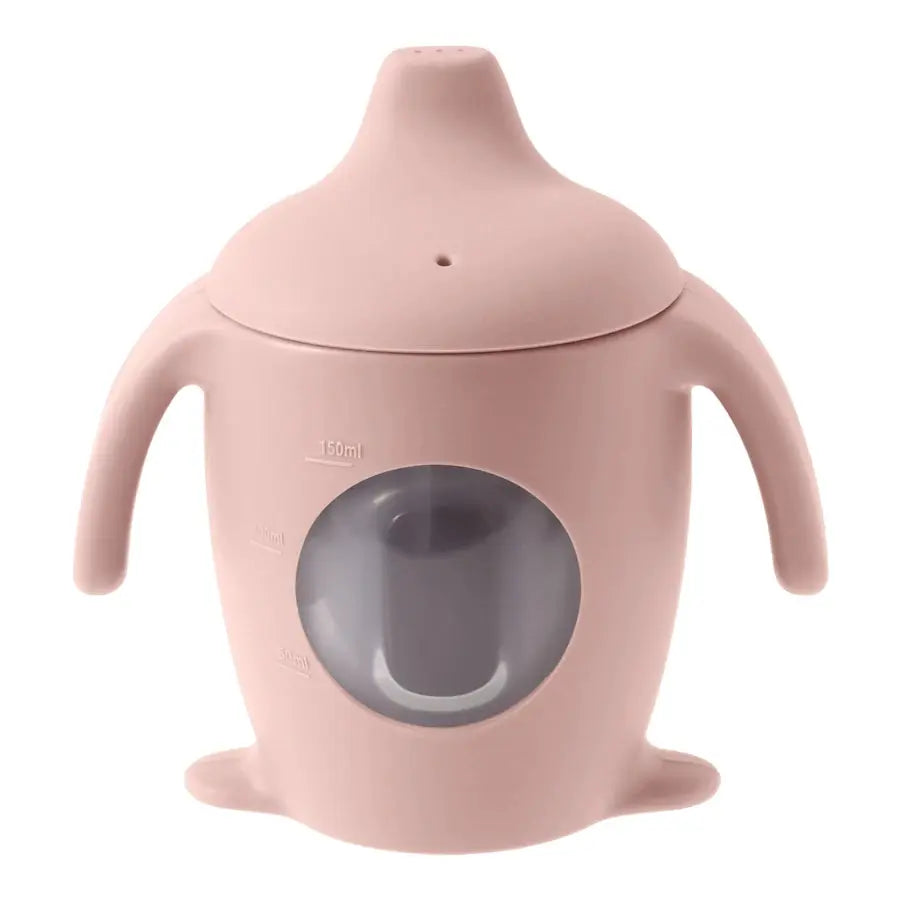 Color Kids 1PCS Silicone Penguin Sippy Cup Transparent Baby Water Bottle BPA Free Leakproof  Portable Infant Cup Baby Gifts Nova Trendz