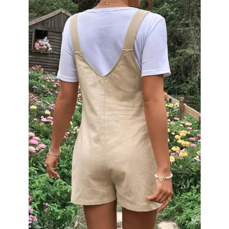 Maternity Jumpsuits Knee-length Plus Size Summer Fashion Pregnant Woman Rompers Solid Color Pregnancy Overalls Cotton Clothes Nova Trendz