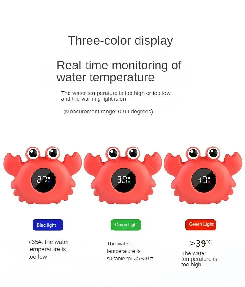 Baby Bath Temperature Meter Floating Digital Water Baby Bath Temperature Meter LED Display Temperature Tester Safety Cartoon - Nova Trendz
